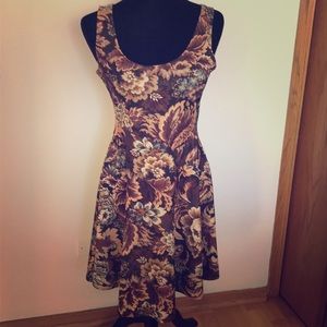 Vintage inspired flared dress